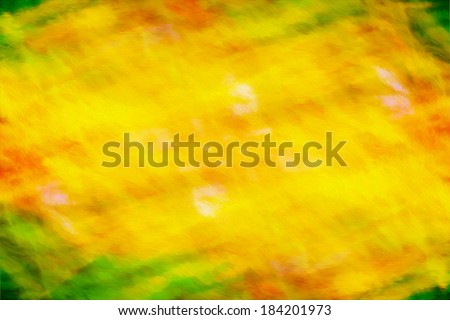 Bbright Colorful light streaks abstract background painting oil in yellow, green and pink colors, place for text