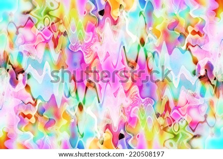 art abstract colorful vibrant paint background in pink, yellow, green and blue colors