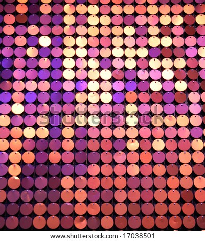 The abstract colour pattern from metallic circles