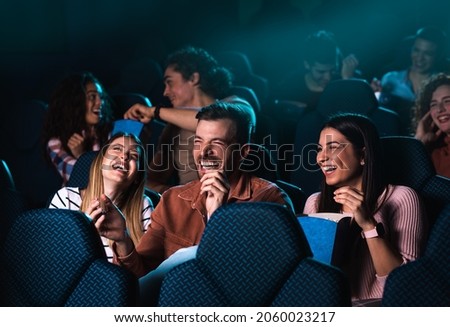 Similar – Image, Stock Photo Laughing girlfriends sitting on washing machine in house