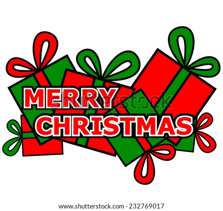 Merry Christmas. Stock Vector Illustration 232769017 : Shutterstock