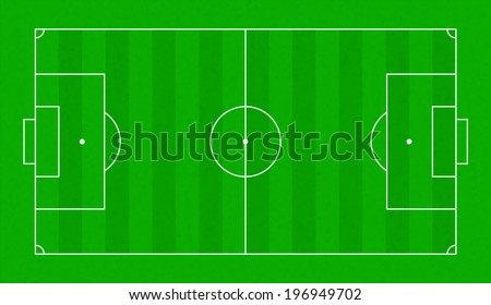 Textured grass soccer field. Football green field vector background