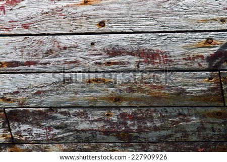 old wood texture for background. Oak desk. the brown wood texture with natural patterns.natural cracks and scratches
