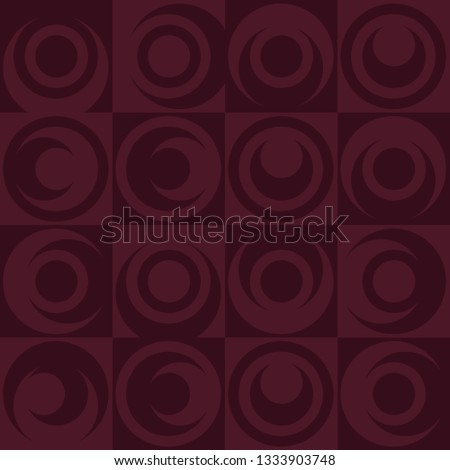 Abstract Geometric Pattern Background With Colorful Squares And Asymmetrical Circles