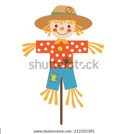 Scarecrow vector illustration