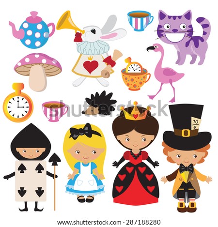 Alice Vector Illustration - 287188280 : Shutterstock