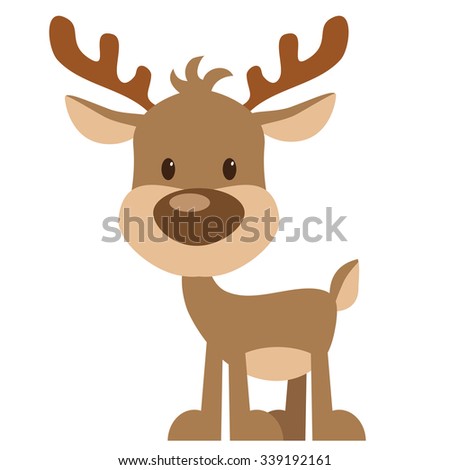 Reindeer Vector Illustration - 339192161 : Shutterstock