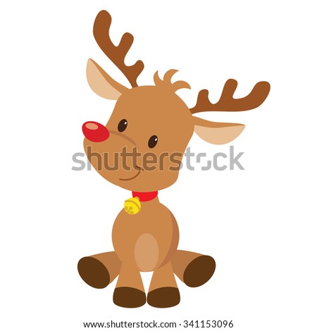 Reindeer Vector Illustration - 341153096 : Shutterstock