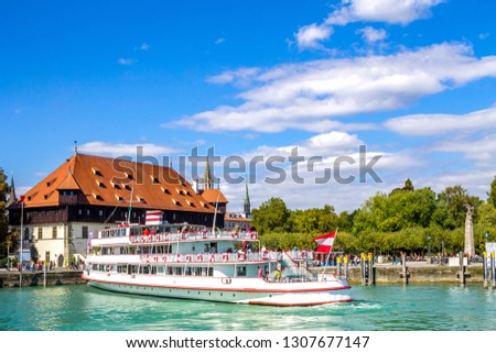 Similar – Image, Stock Photo Boat trip on Lake Starnberg