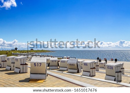 Similar – Foto Bild Büsum an der Nordseeküste in Deutschland