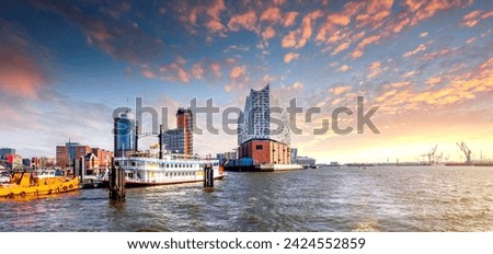 Similar – Image, Stock Photo View over the Elbe river and the cliffs of Saxon Switzerland to Stadt Wehlen