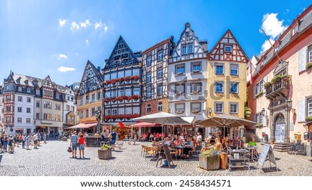 Image, Stock Photo Cochem on the Moselle