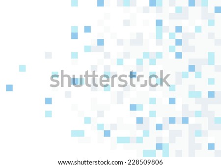 Abstract square pixel mosaic background