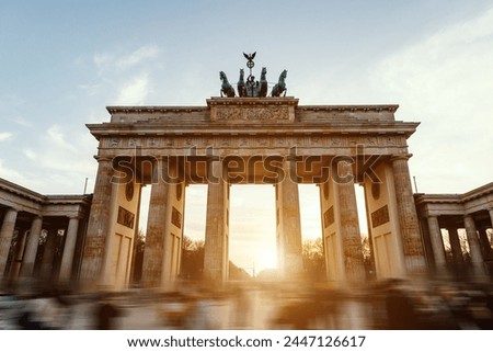 Similar – Foto Bild Brandenburger Tor am Abend