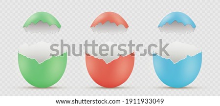 Similar – Image, Stock Photo eggs in the transparent plastic bag