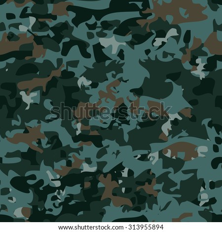 Seamless military camouflage pattern. Stock image.