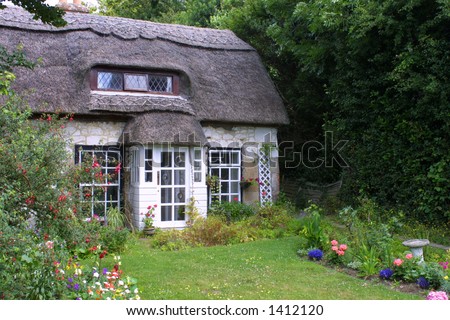 Thatched cottage on the Isle of Wight, UK