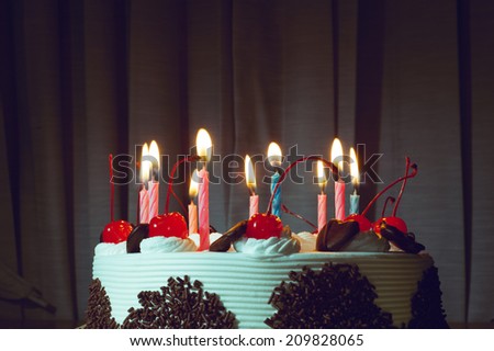 birthday cake happy food flame dessert
