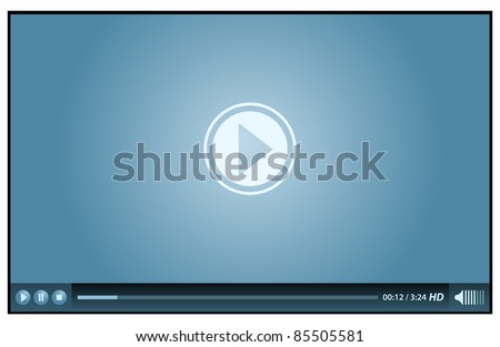 blue video player for web
