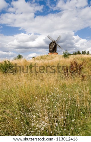 Brill windmill during a sunny summer day in UK