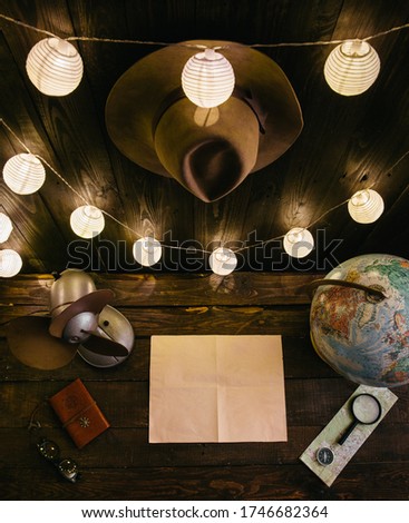 Similar – Image, Stock Photo Hut wall with writing