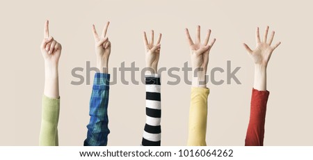 Similar – Image, Stock Photo one two three many