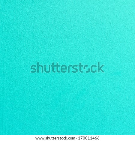 Blue plaster background or rough pattern turquoise texture