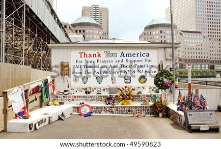 World Trade Center, Ground Zero memorial