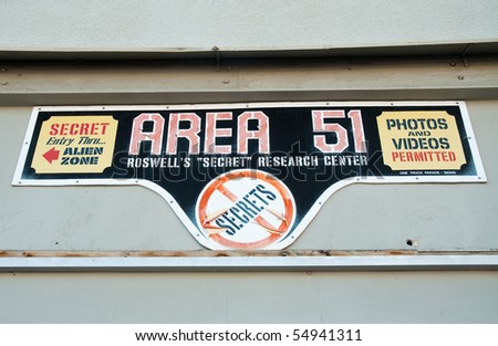 Roswell, New Mexico City Sign Stock Photo 54941311 : Shutterstock