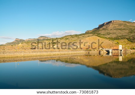 Blue Mesa Dam and Curecanti reservoir