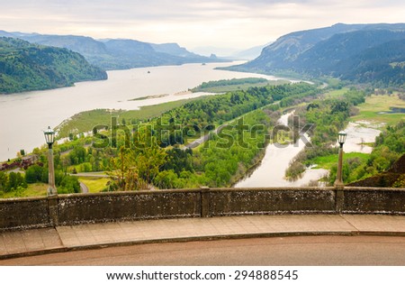 Winding Rivers of Portland Women\'s Forum State Park at Columbia, Columbia Gorge