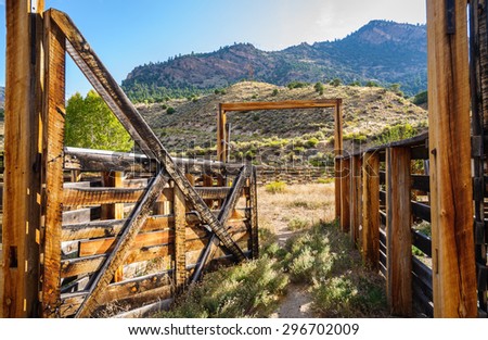 Cattle Fence at Curecanti National Recreation Area