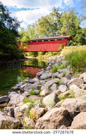 Red Cover Bridge at Cuyahoga Valley National Park