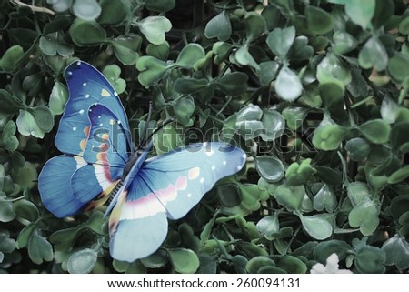 Artificial butterfly garden decor vintage