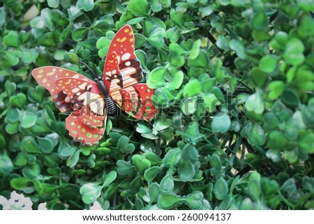 Artificial butterfly garden decor vintage