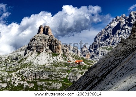 Similar – Image, Stock Photo Dreizinnenhuette