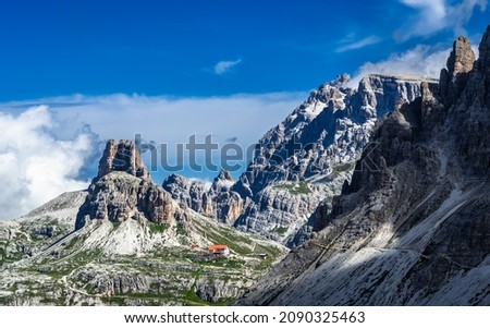 Similar – Image, Stock Photo Dreizinnenhuette