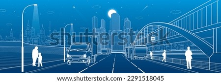 Similar – Image, Stock Photo lamps Logistics