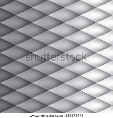 Retro background, pattern rhombs, mesh gradient, transition from light to dark, vector background