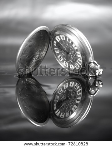 old pocket watch,join of time and space, eternity