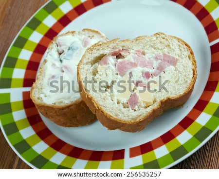 Jagerwecken - German hunting roll. sandwich