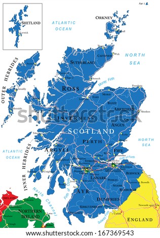 Scotland map