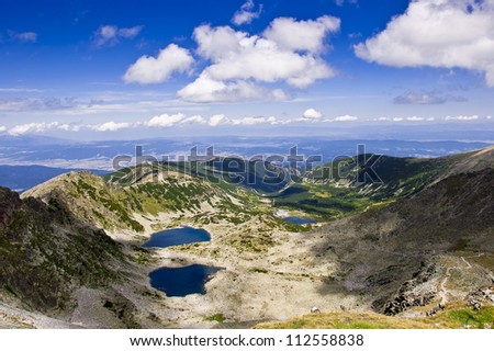 The lakes under peak Musala /  Musalenski lakes