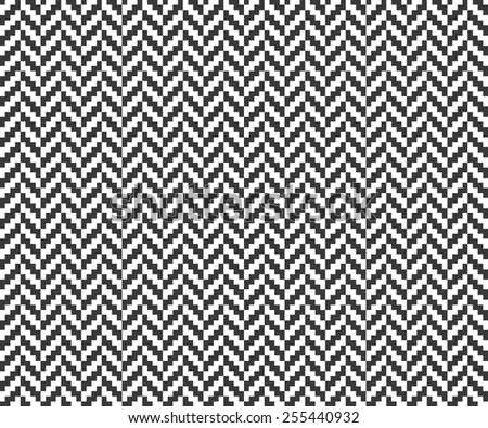 Seamless vintage pixel herringbone pattern