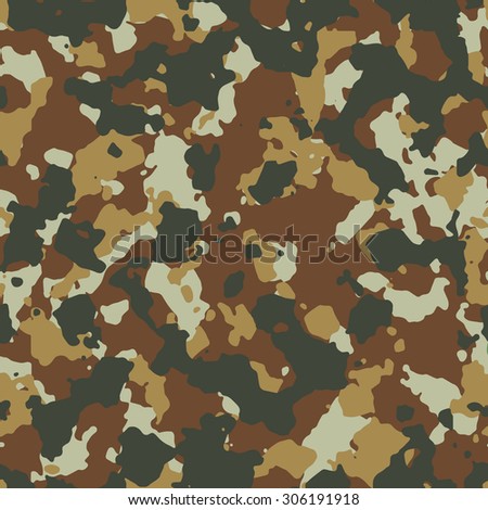 Seamless dark desert fashion camouflage pattern