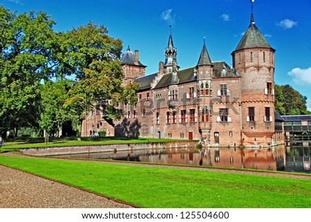 beautiful romantic holland castle de Haar (from my castles collection)