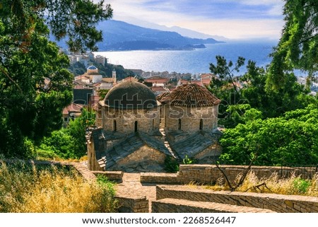 Similar – Image, Stock Photo The Greek Orthodox Church of the Twelve Apostles in Capernaum on the Sea of Galilee, Tiberias, Israel