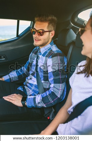 Similar – Image, Stock Photo farsighted | together in the same direction