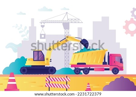 Similar – Image, Stock Photo dump Town High-rise