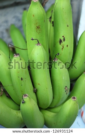 Green Raw Bananas